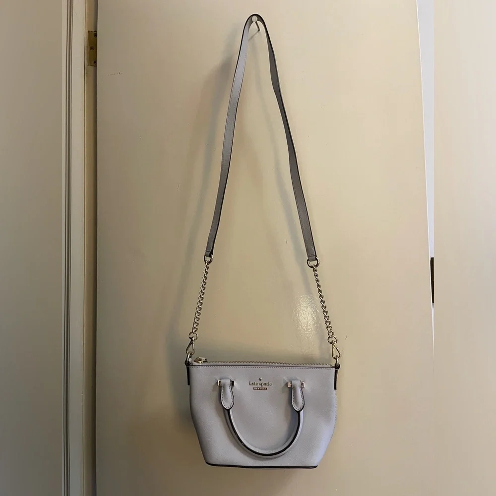 Kate Spade ice blue crossbody bag